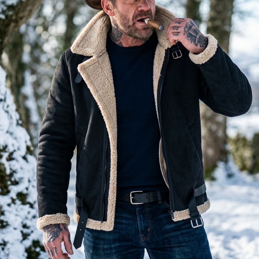 Down Jacket Packable - Erkekler Kış Suni Süet Ceket Polar
