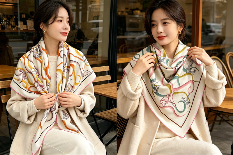 Çift Yüzlü 135 CM Eşarp Lüks T - Cashmere Pashmina Wrap incelemesi ve fiyatı