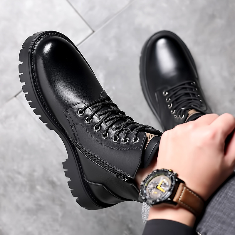 Erkekler klasik hakiki deri çi - Waterproof Winter Boot incelemesi ve fiyatı