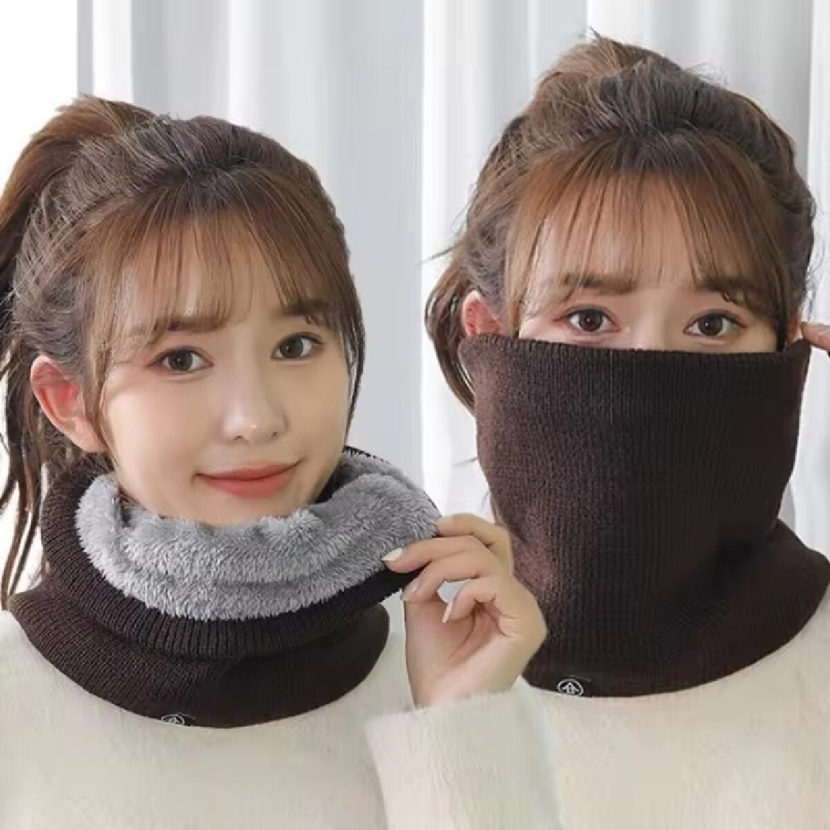 Katı kış peluş susturucu yün ö - Neck Gaiter Fleece incelemesi ve fiyatı