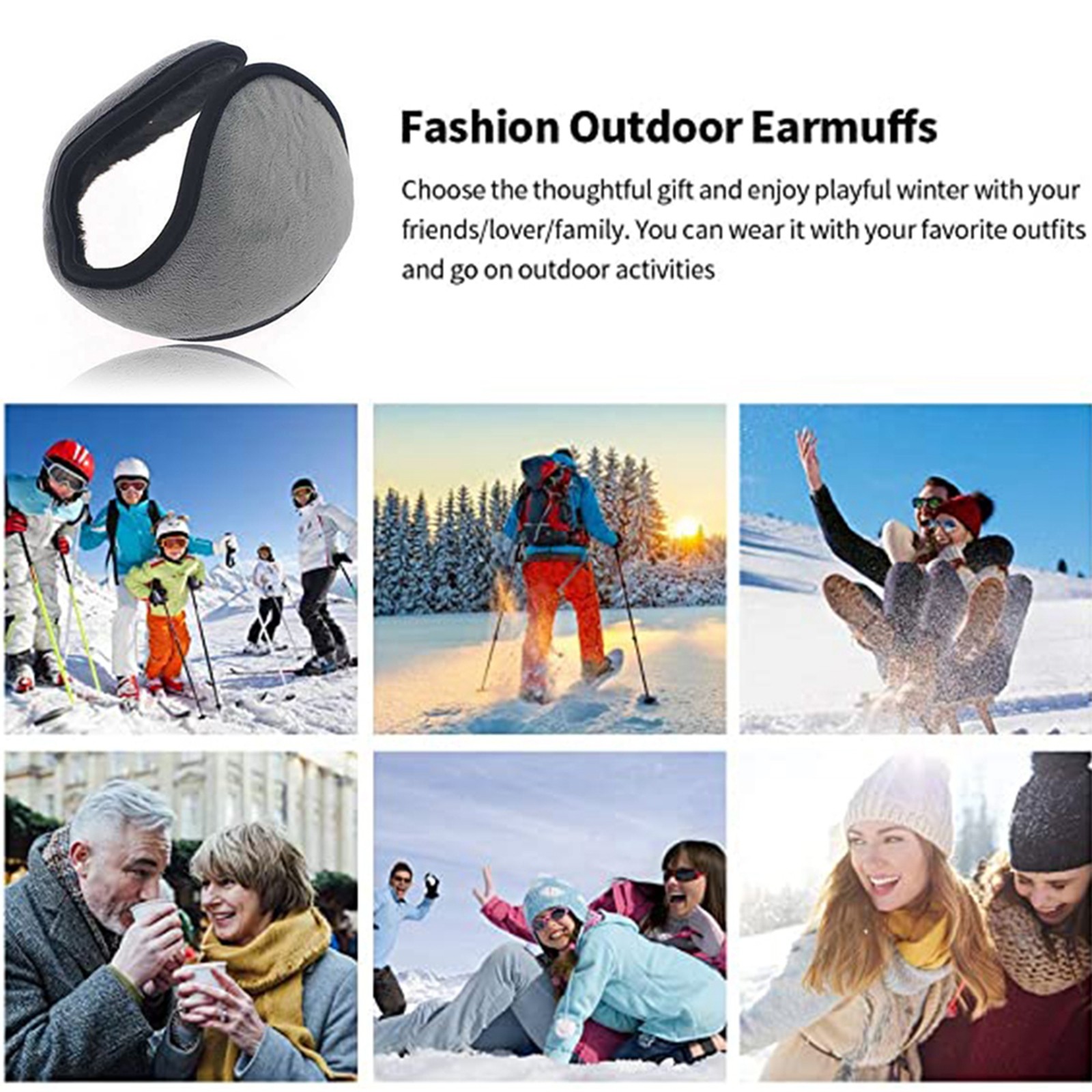 Kış kulaklıkları sıcak polar k - Earmuffs Foldable incelemesi ve fiyatı